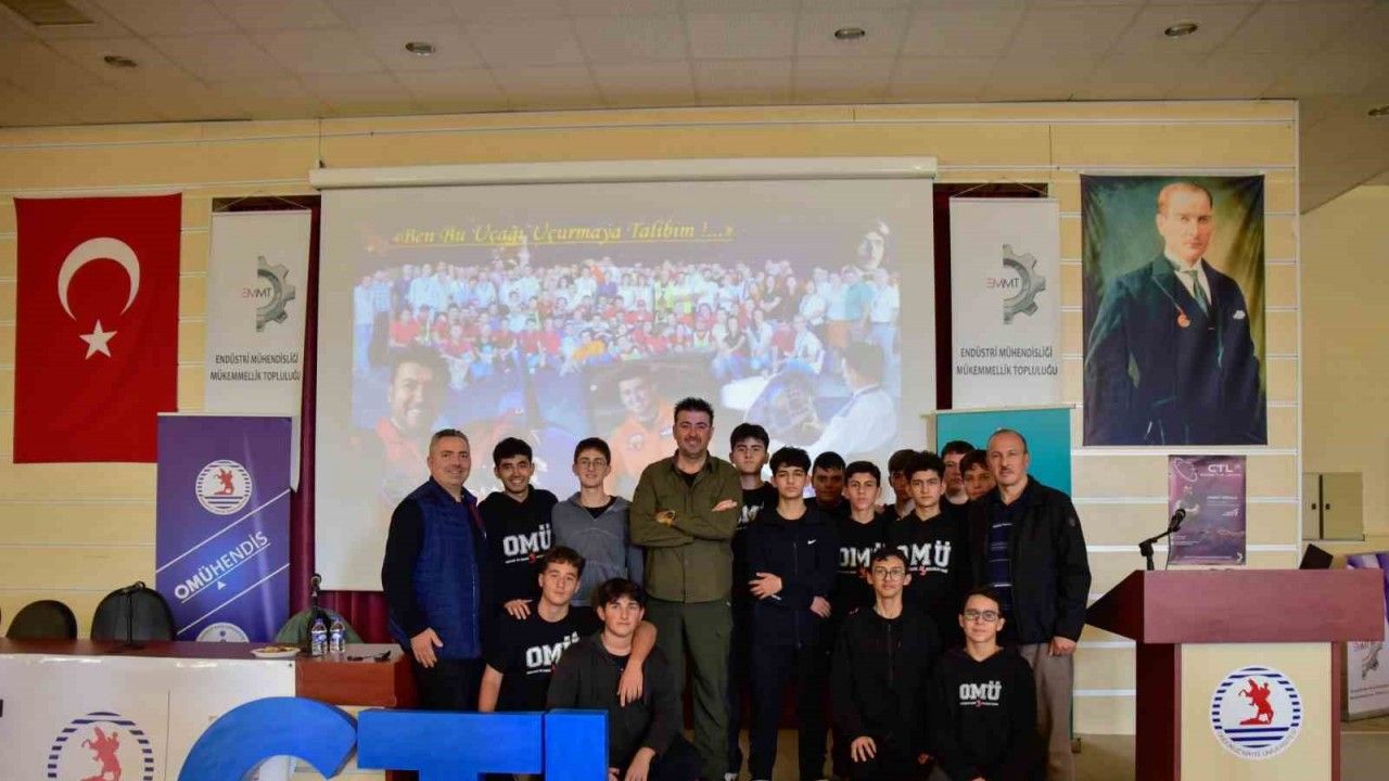 TUSAŞ baş test pilotundan öğrencilere ’gökyüzü dersleri’