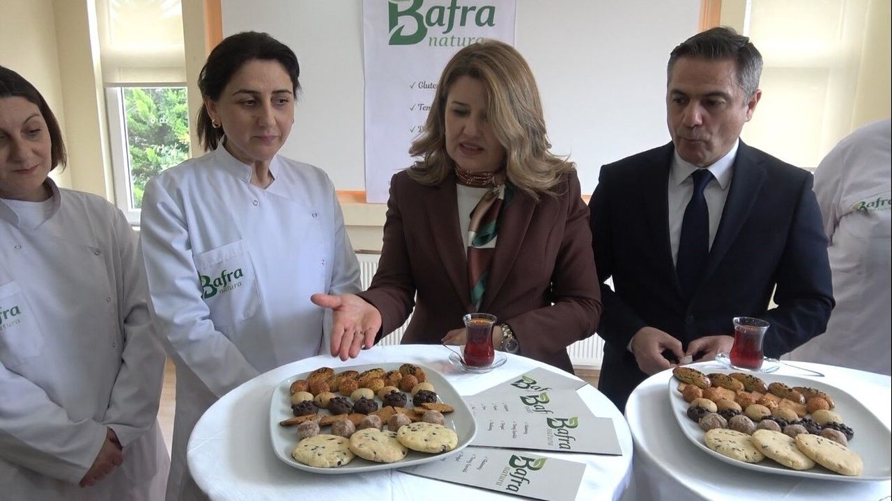 Bafra'da kadınlardan glütensiz üretim atağı