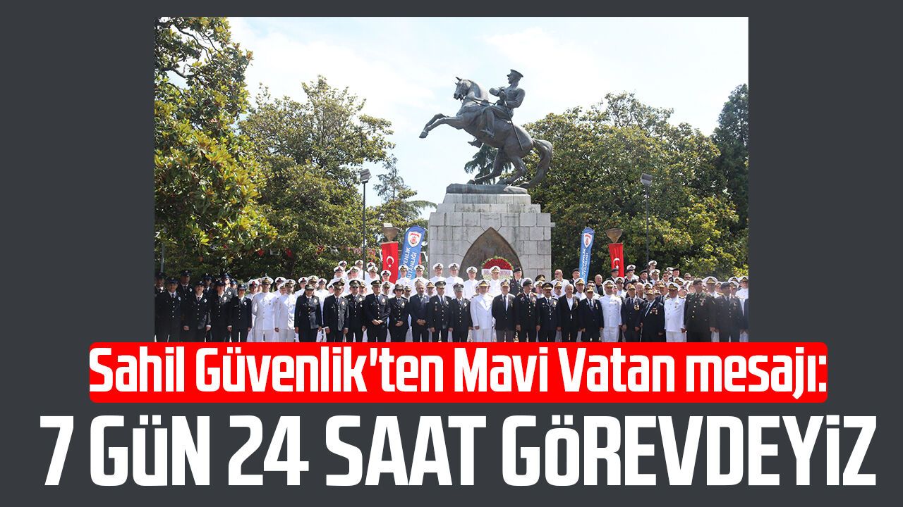 Samsun’da Sahil Güvenlik Komutanlığı’nın 44. yıl gururu