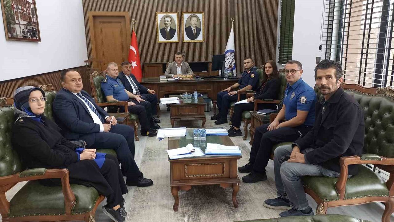 Havza'da spor güvenliği masaya yatırıldı