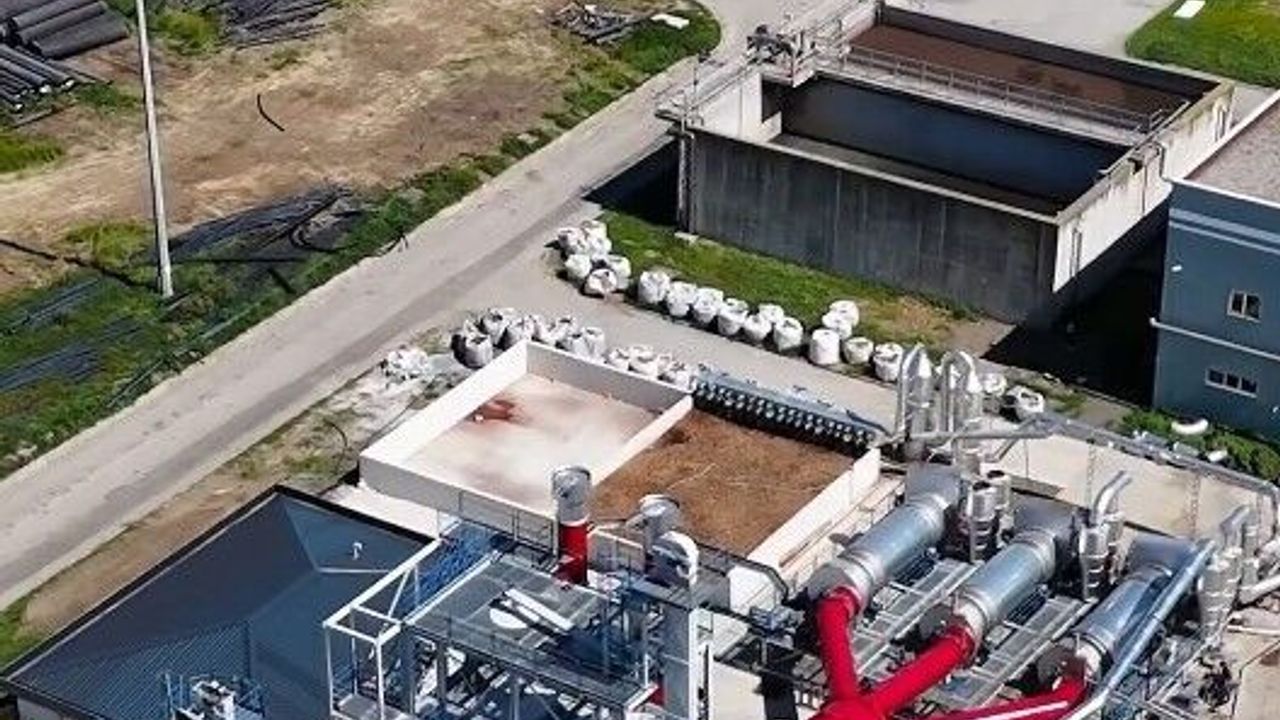 Samsun'da atık çamuru enerjiye dönüştürecek tesis kuruldu