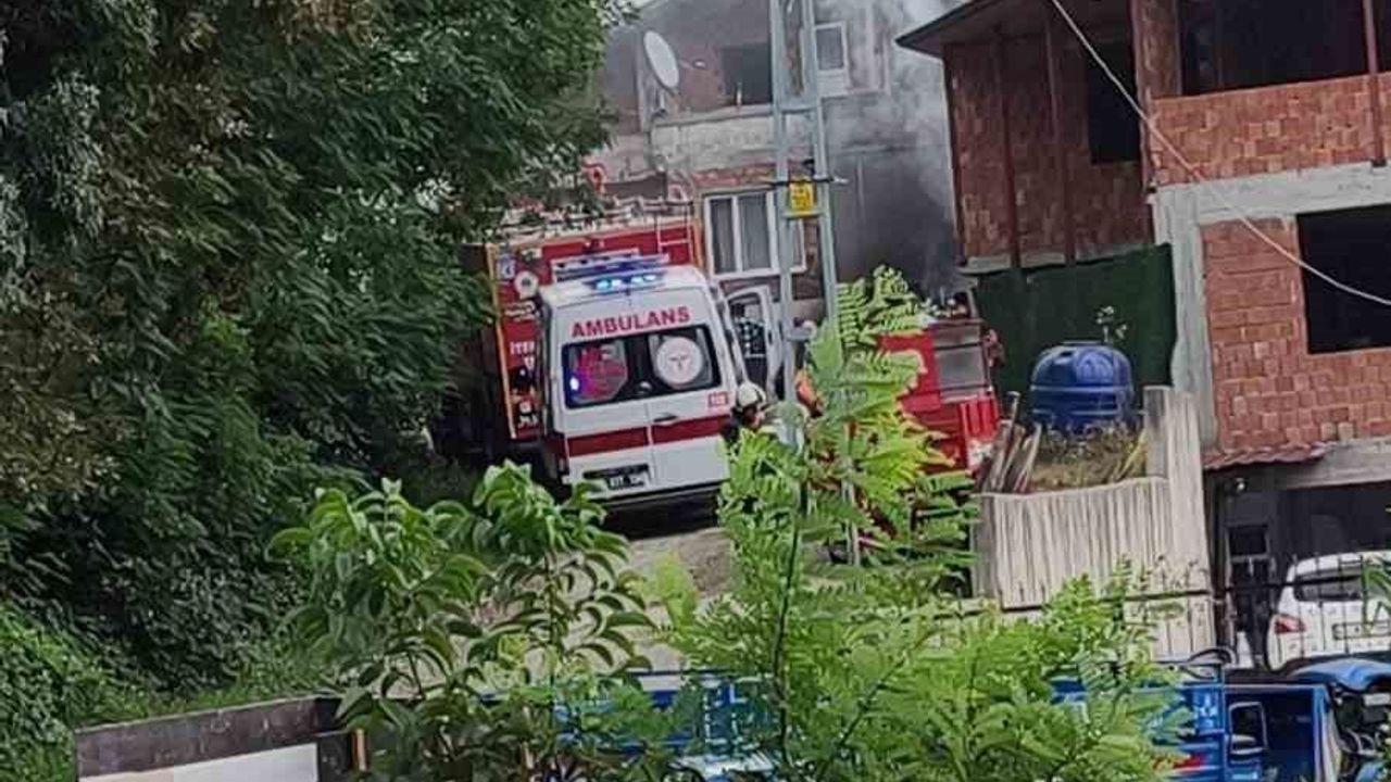 Samsun'da ev yangını: 1 ölü