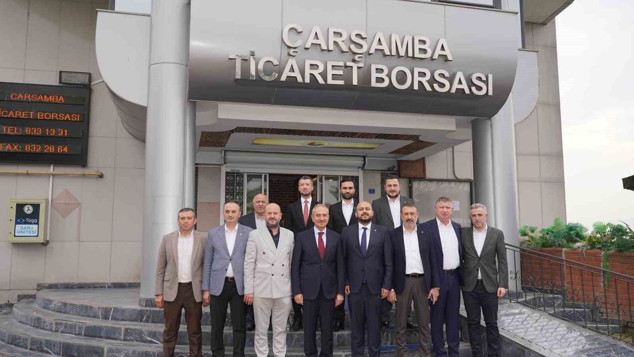 ÇTB Başkanı Yılmaz: 'Ortak hedefimiz Çarşamba'nın üretim ve ticaret gücünü daha ileriye taşımak'