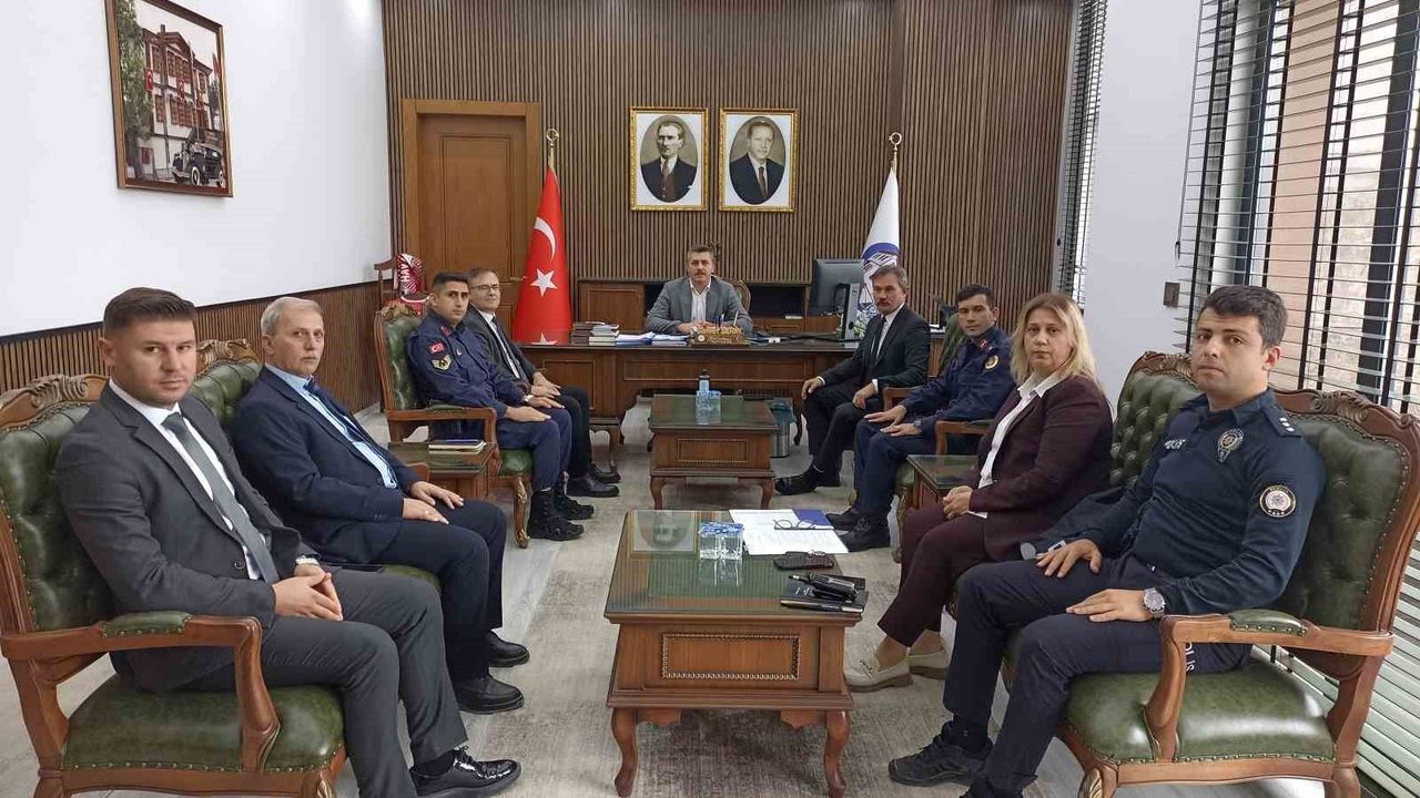 Havza'da KPSS sınavı için güvenlik toplantısı