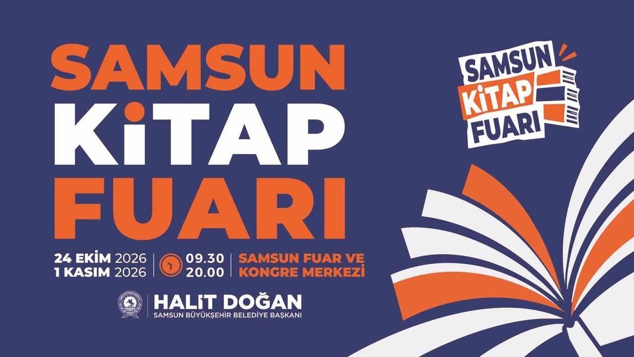 Samsun Kitap Fuarı 24 Ekim'de başlıyor