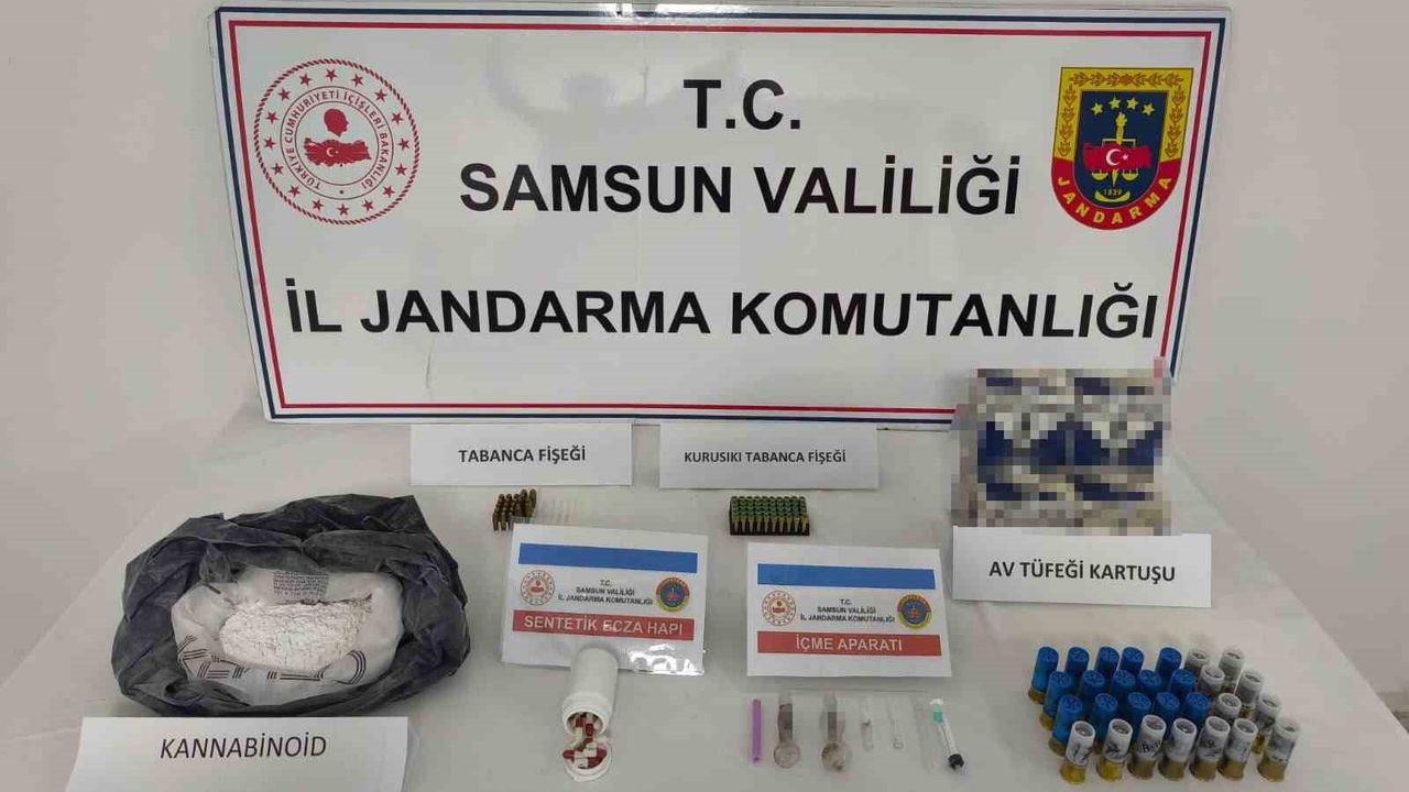 Samsun'da 1 kilo 99 gram bonzai ham maddesi ele geçirildi
