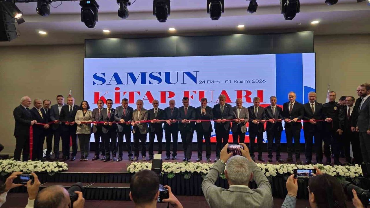 Samsun'da kitap şöleni başladı: 'Samsun Kitap Fuarı' açıldı