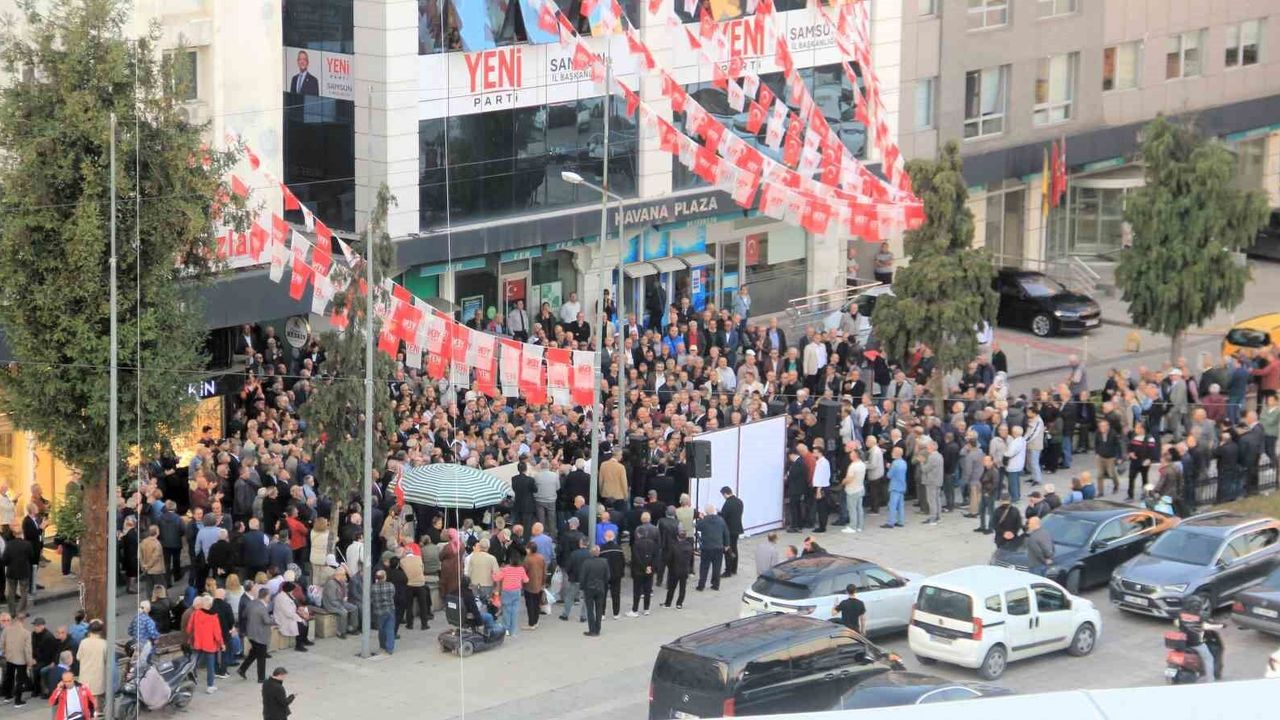 Samsun'da Yeni Parti İl Başkanlığı binası açıldı