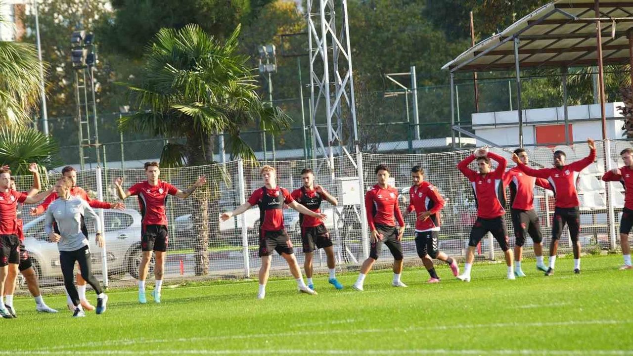 Samsunspor, Amed Sportif Faaliyetler maçının hazırlıklarını tamamladı