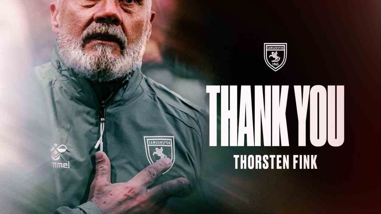 Samsunspor'dan Thorsten Fink açıklaması