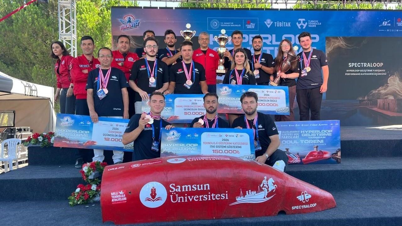 SAMÜ'ye TEKNOFEST'te 12 ödül