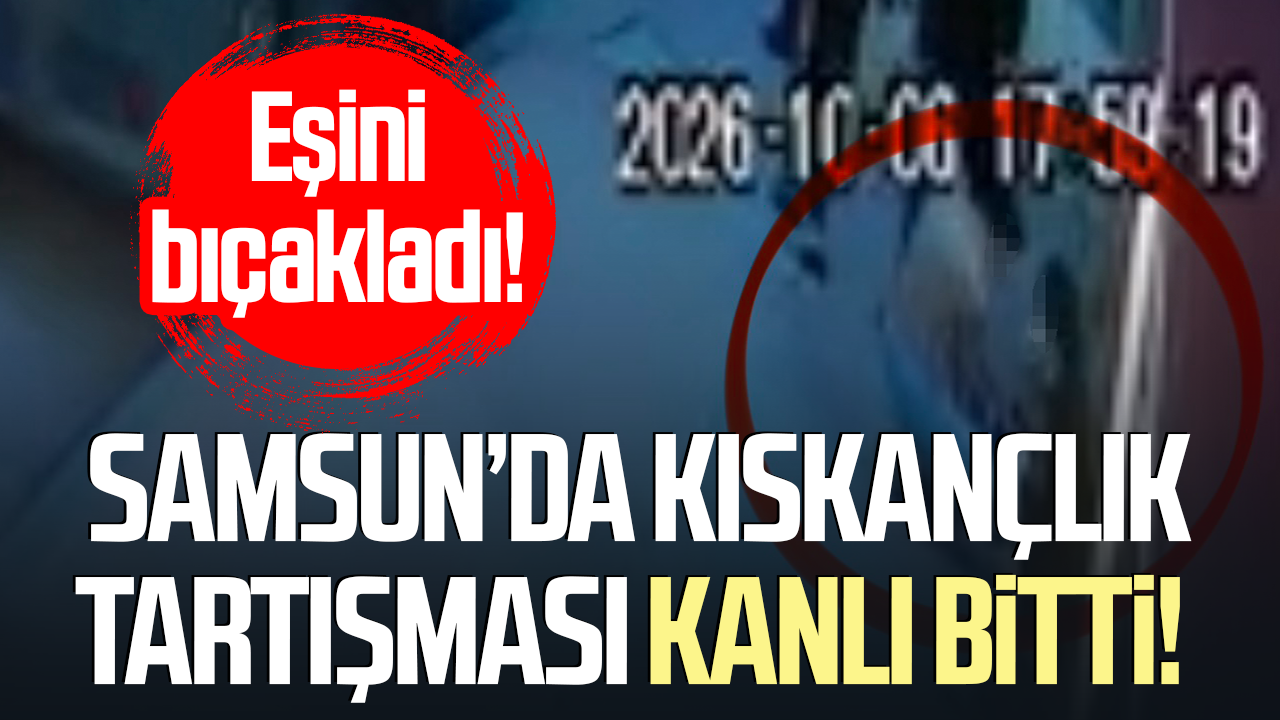 Kıskançlık sebebiyle karısını bıçakladı