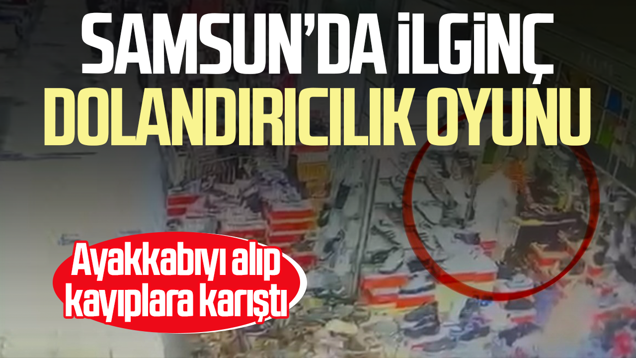 Spor ayakkabı almak için iş yerini dolandırdı