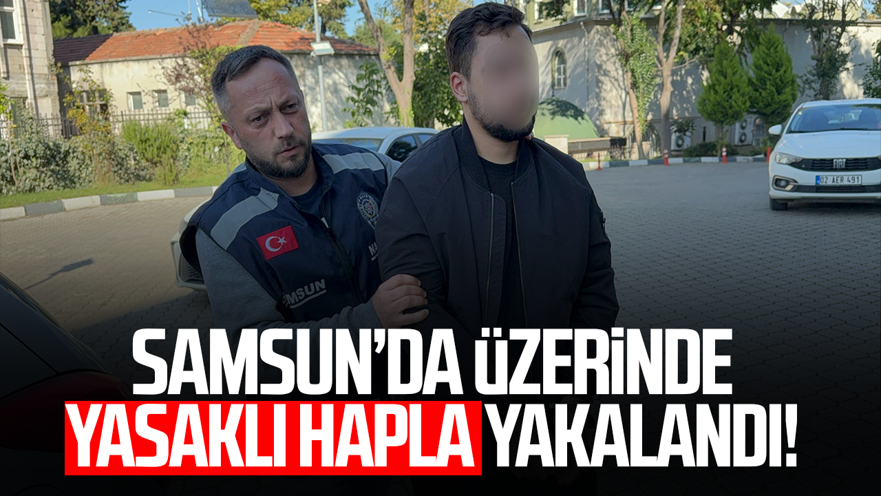 Üzerinde uyuşturucu hap ele geçen şahıs gözaltına alındı