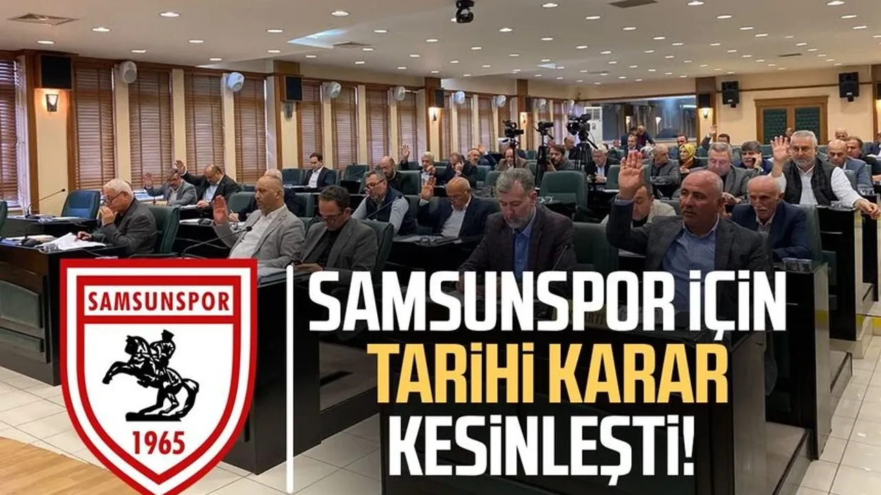Samsunspor için tarihi karar kesinleşti!