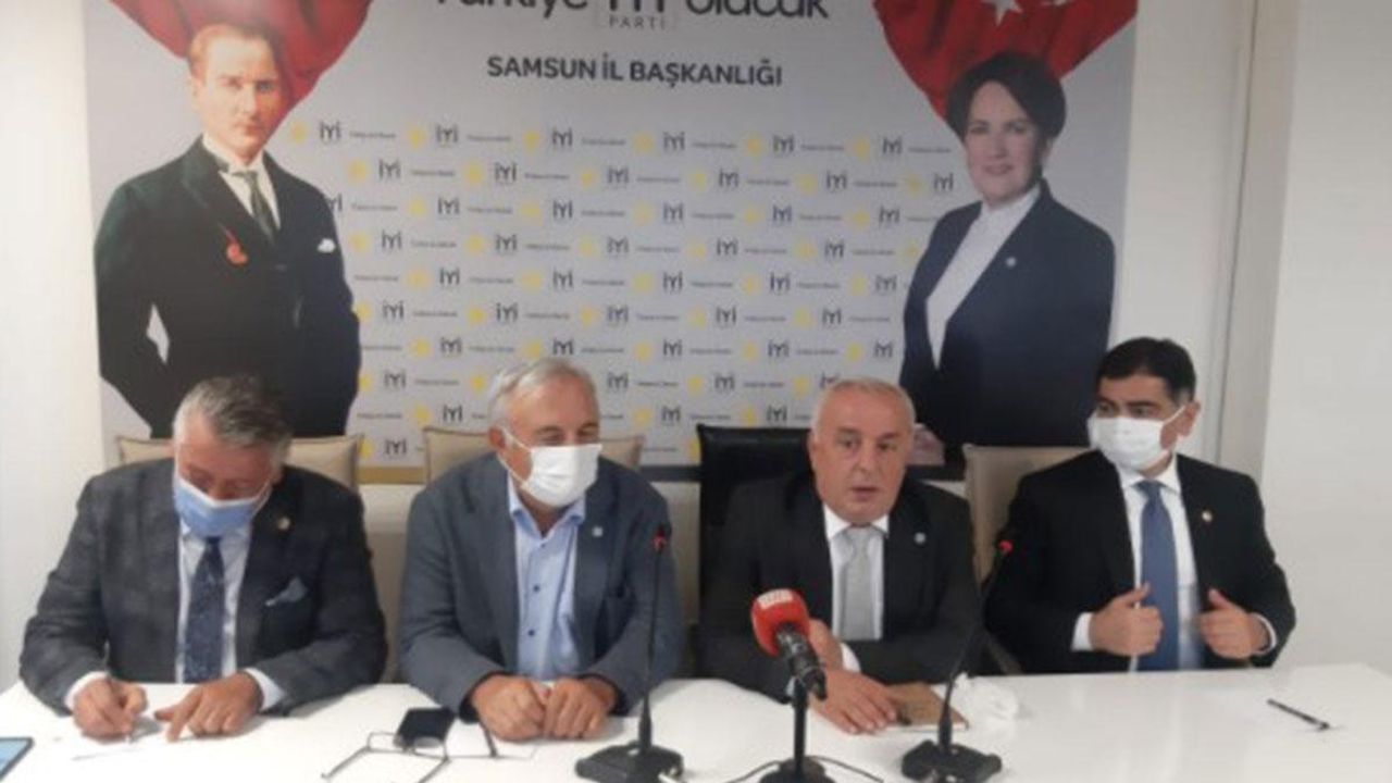Sel felaketi sonrası İYİ Parti vekillerinden Samsun'da açıklama