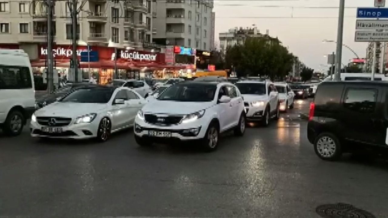 Mesai Sonrası Atakum'da Trafik