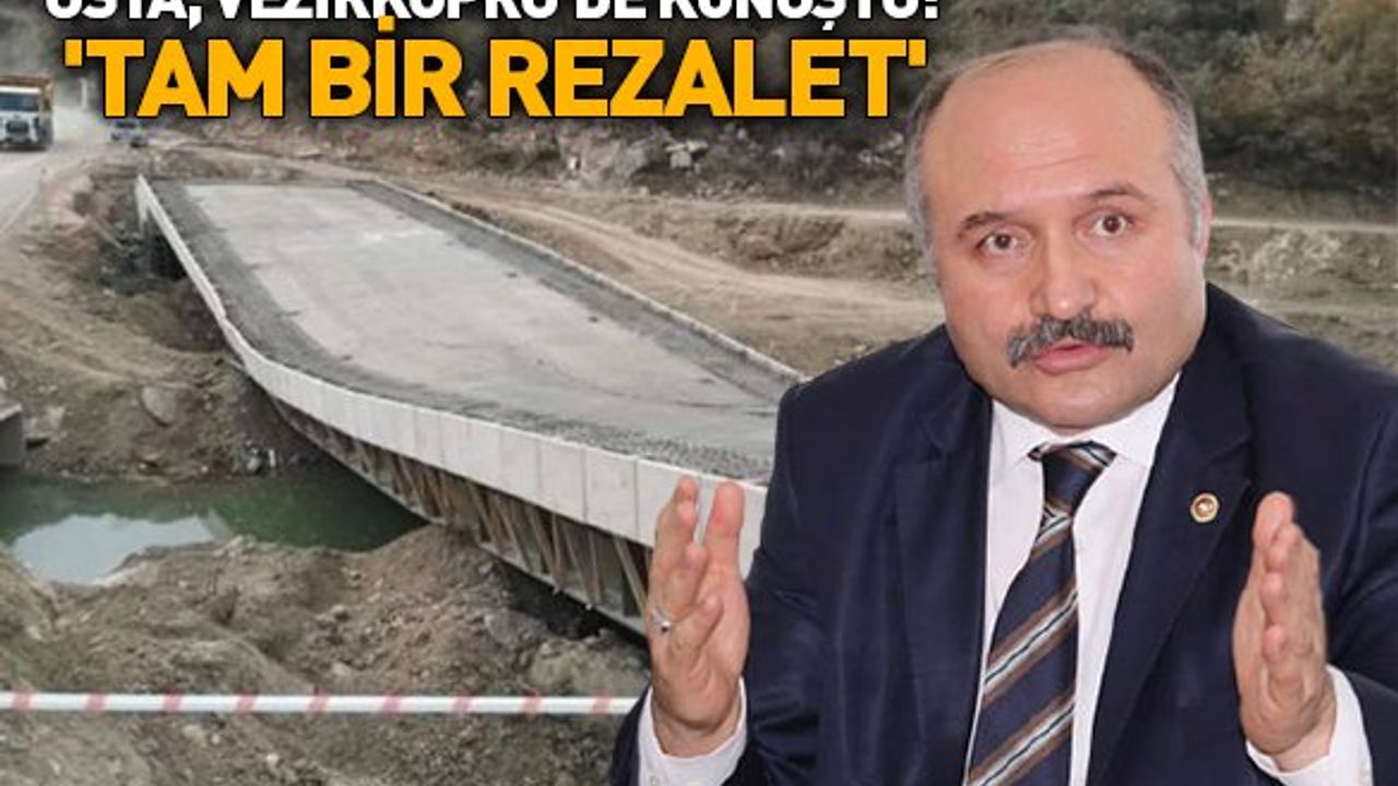 Usta, Vezirköprü'de Konuştu: 'Tam Bir Rezalet'