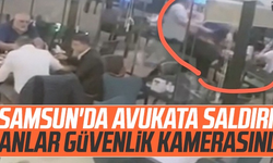Samsun'da Avukata Saldırı! O Anlar Güvenlik Kamerasında
