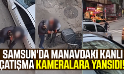 Samsun'da Kanlı Çatışma Kameralara Yansıdı