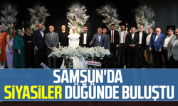 Samsun'da siyasiler düğünde buluştu