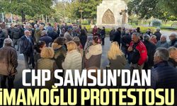 CHP Samsun'dan Atatürk Anıtı'nda İmamoğlu protestosu