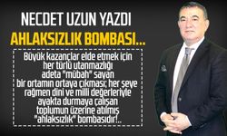 Necdet Uzun yazdı: Ahlaksızlık bombası...