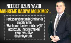 Necdet Uzun yazdı: Mahkeme kadıya mülk mü?..