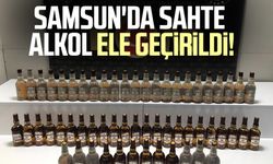 Samsun'da sahte alkol ele geçirildi!