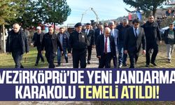 Vezirköprü'de yeni jandarma karakolu temeli atıldı!