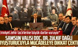 Samsun Valisi Doç. Dr. Zülkif Dağlı uyuşturucuyla mücadeleye dikkat çekti!