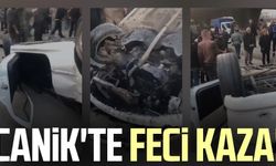 Samsun Canik'te feci kaza!