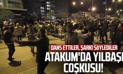 Atakum'da yılbaşı coşkusu! Dans ettiler, şarkı söylediler