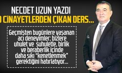 Necdet Uzun yazdı: O cinayetlerden çıkan ders...
