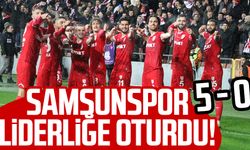 Yılport Samsunspor - Bandırmaspor maç sonucu! Samsunspor liderliğe oturdu