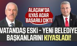 Vatandaş eski - yeni belediye başkanlarını kıyasladı! Alaçam'da İlyas Acar başarılı çıktı