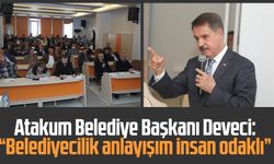 Atakum Belediye Başkanı Deveci: “Belediyecilik anlayışım insan odaklı”