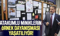 Atakumlu miniklerin örnek dayanışması yaşatılıyor!