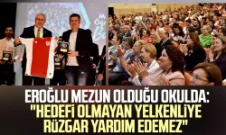 Samsunspor Teknik Direktörü Hüseyin Eroğlu mezun olduğu okulda: "Hedefi olmayan yelkenliye rüzgar yardım edemez"