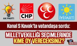 Kanal S Kavak'ta vatandaşa sordu: Milletvekilliği seçimlerinde hangi partiye oy vereceksiniz?