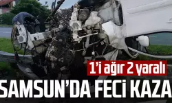 Atakum'da feci kaza! 1'i ağır 2 yaralı