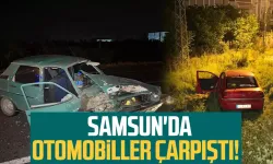 Samsun'da otomobiller çarpıştı!