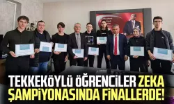 Tekkeköylü öğrenciler zeka şampiyonasında finallerde!