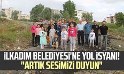 Samsun Çatalarmut Mahallesi'nde İlkadım Belediyesi'ne yol isyanı! "Artık sesimizi duyun"