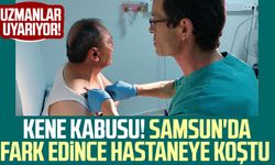Kene kabusu! Samsun'da fark edince hastaneye koştu