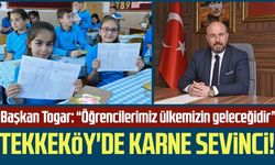Tekkeköy'de karne sevinci! Belediye Başkanı Hasan Togar: “Öğrencilerimiz ülkemizin geleceğidir”