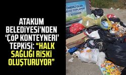 Atakum Belediyesi’nden ‘çöp konteyneri’ tepkisi: “Halk sağlığı riski oluşturuyor”