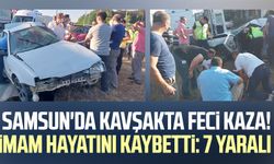 Samsun'da kavşakta feci kaza! İmam hayatını kaybetti: 7 yaralı