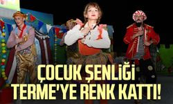 Çocuk şenliği Terme'ye renk kattı!