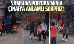 Samsunspor'dan minik Çınar'a anlamlı sürpriz!